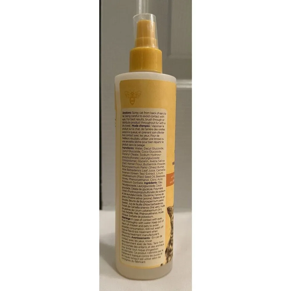 Burts Bees Dander Reducing Spray for Cats 10 fl oz NEW